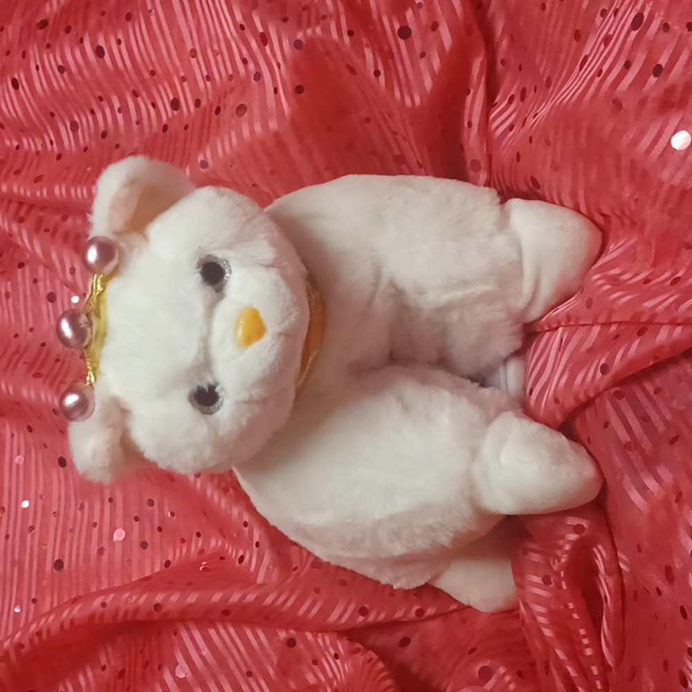 Aroma Home Princess White Cat Microwaveable Plush